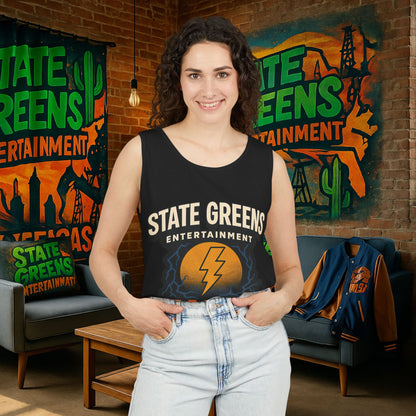 Vintage Earth Graphic Tank Top, Summer Festival Fashion, Eco-Friendly Apparel, Unisex Tee Gift for Friends, Vintage-Inspired Shirt
