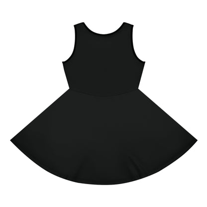Fun Girls' Sundress with Indiana Theme | Perfect for Summer, Birthdays, Vacation, Playdates, & Family Gatherings, Casual Dress, Comfortable