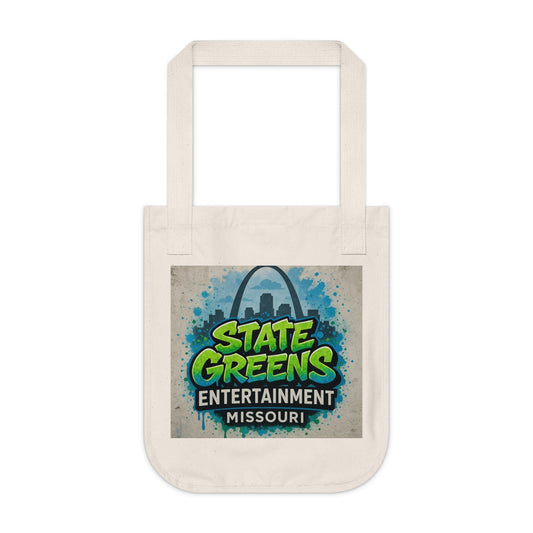 Vibrant Organic Canvas Tote Bag, Eco-Friendly Market Bag, Festival Tote, Art Print Tote, Gift for Music Lovers, Unique Shopping Bag