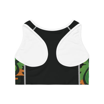 Motivational Sports Bra for Active Women, Fitness Wear, Workout Gear, Yoga Top, Exercise Apparel, Gift for Athletes