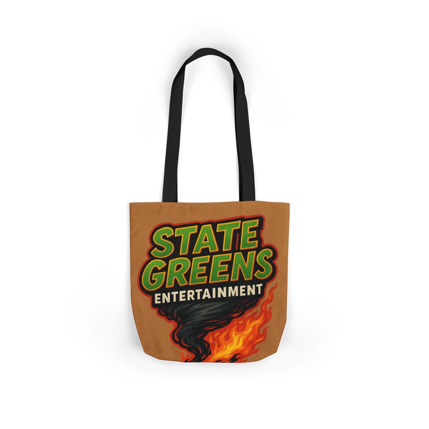 State Greens Entertainment Canvas Tote Bag, Stylish Reusable Grocery Tote, Eco-Friendly Shopping Bag, Festival Essentials, Party Favor